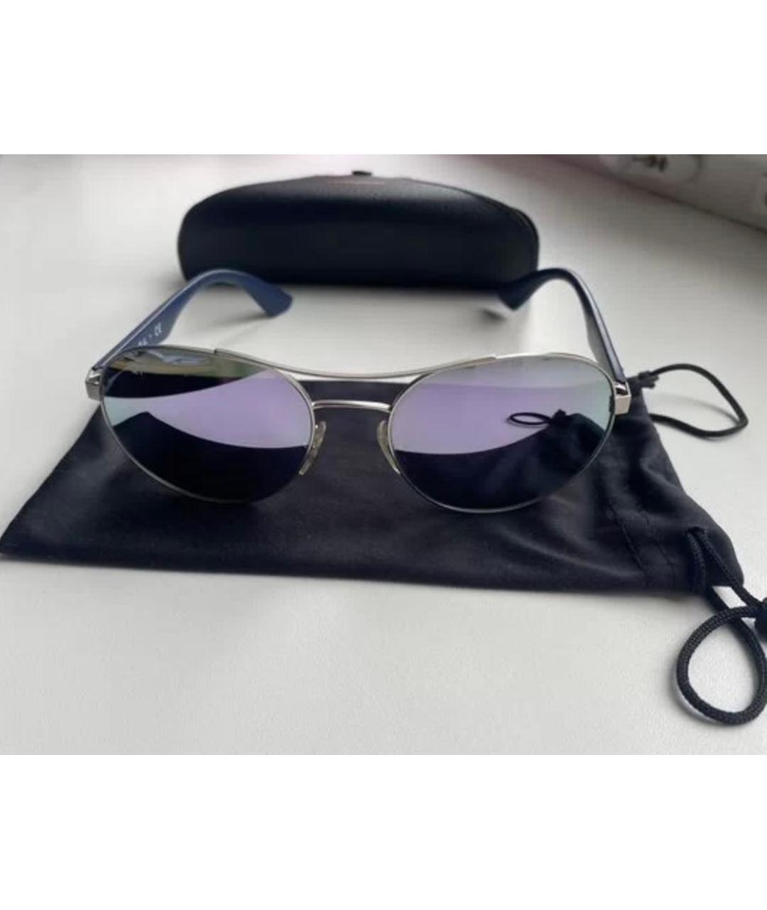 RAY BAN Фиолетовые солнцезащитные очки, фото 4