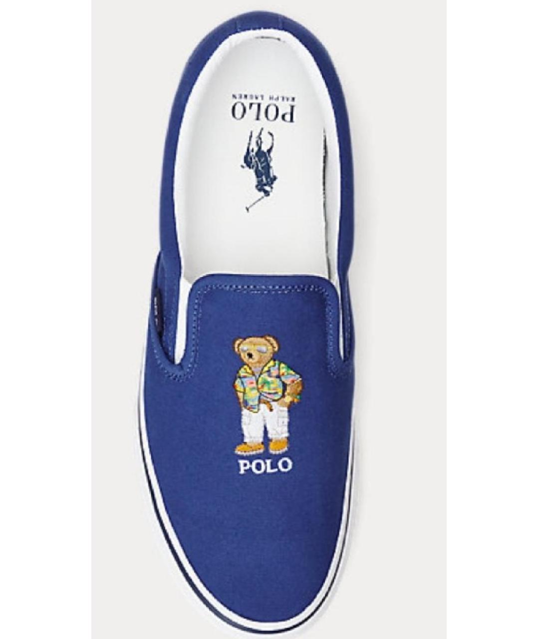 POLO RALPH LAUREN Голубые текстильные эспадрильи, фото 3