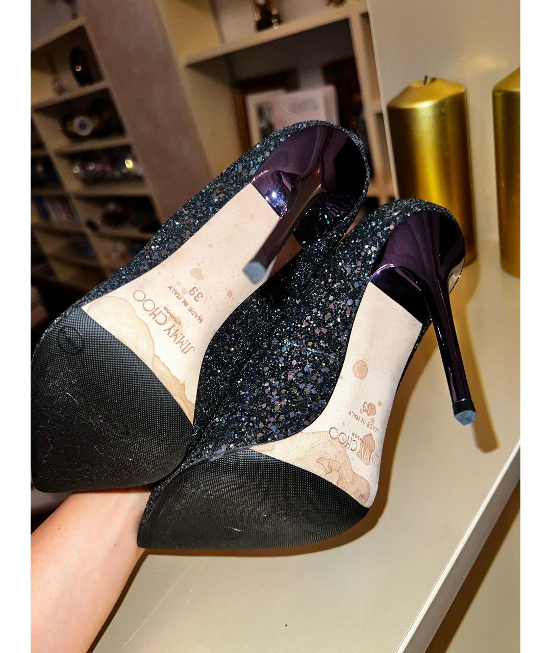 JIMMY CHOO Фиолетовые туфли, фото 5