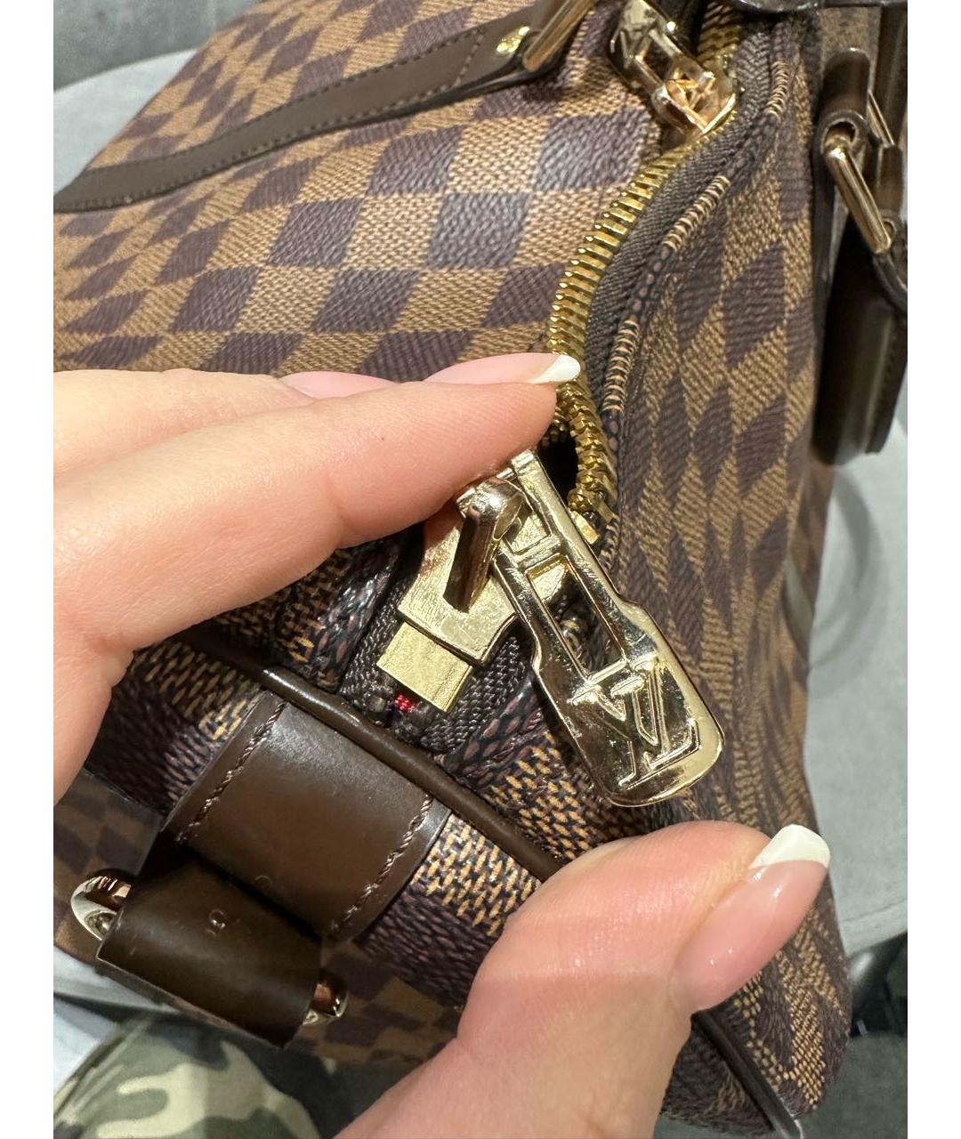 LOUIS VUITTON Коричневая дорожная/спортивная сумка, фото 5