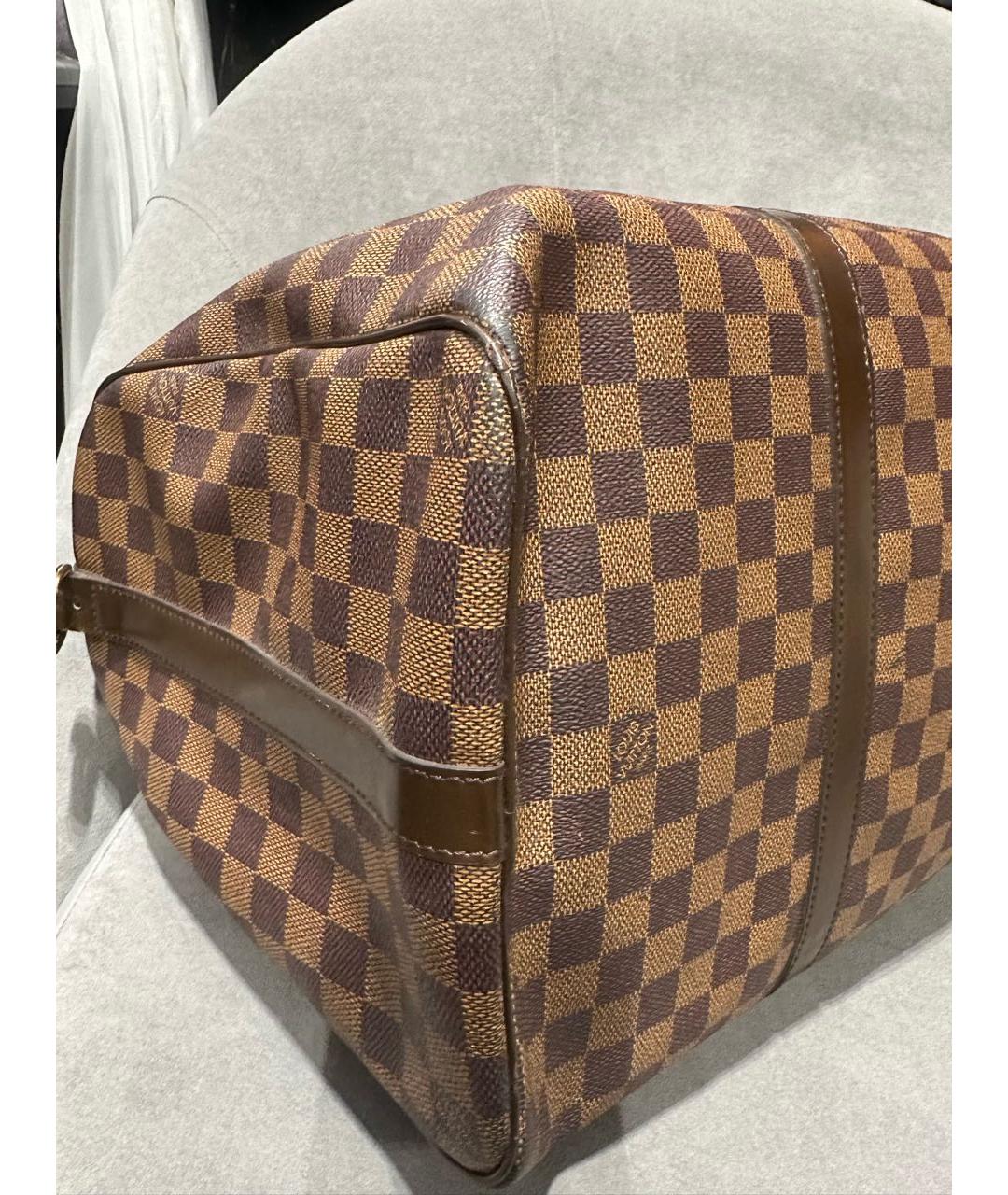 LOUIS VUITTON Коричневая дорожная/спортивная сумка, фото 4