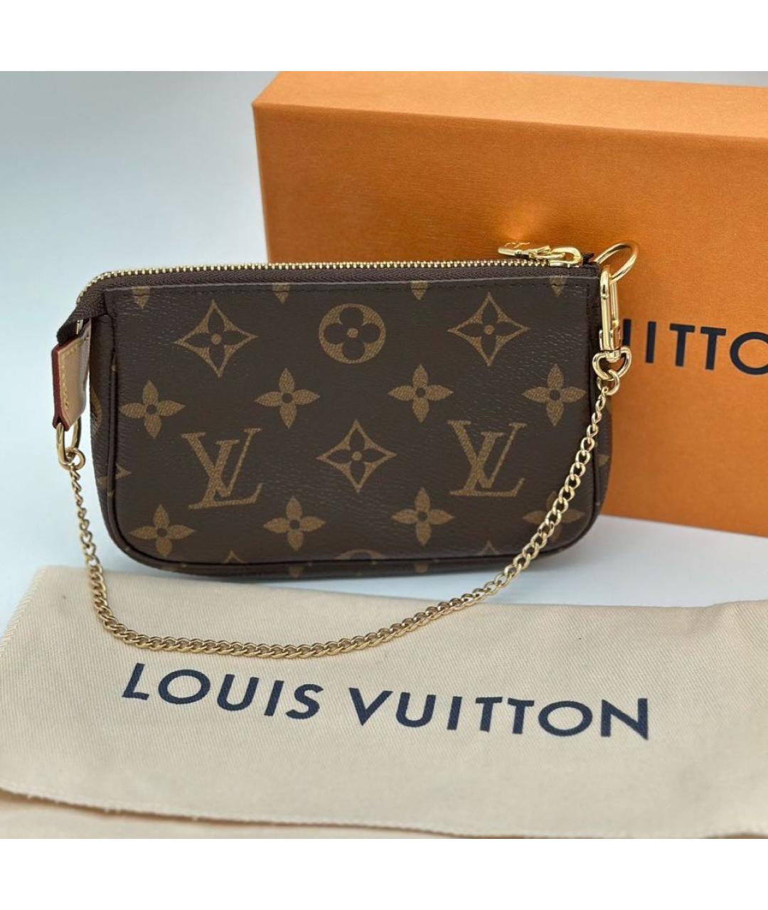 LOUIS VUITTON Коричневая сумка с короткими ручками, фото 5