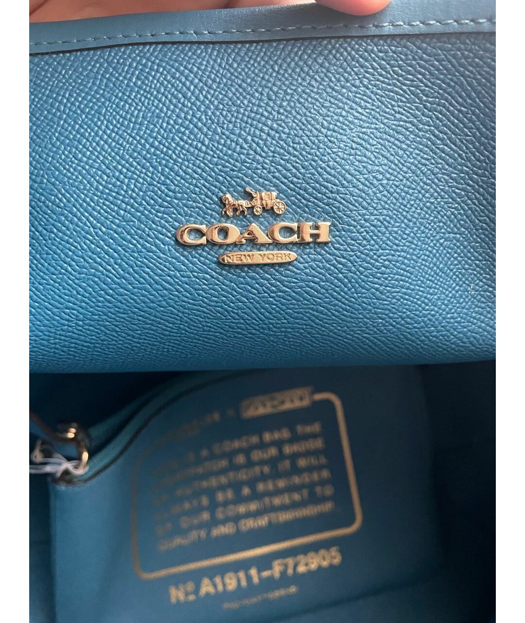 COACH Бежевая сумка тоут, фото 4