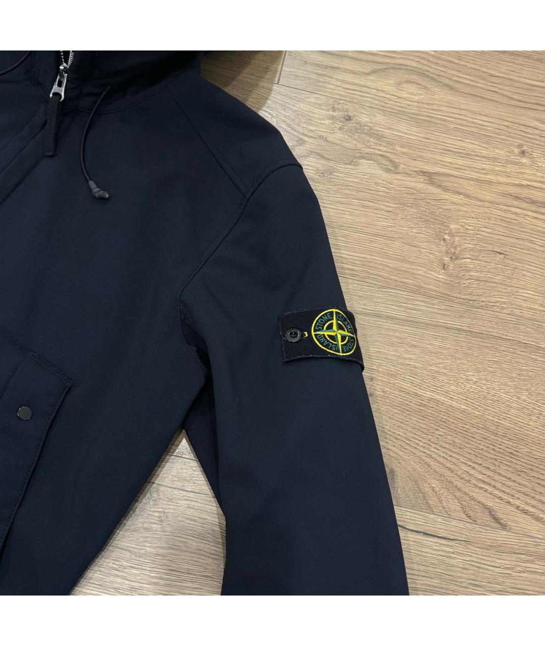 STONE ISLAND Темно-синяя куртка, фото 5