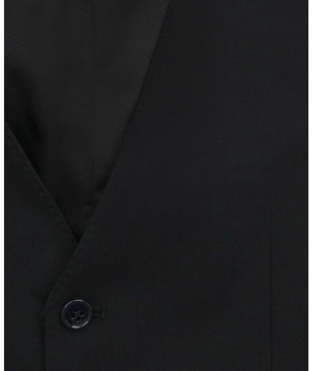 DOLCE&GABBANA Черный шерстяной жилет, фото 3