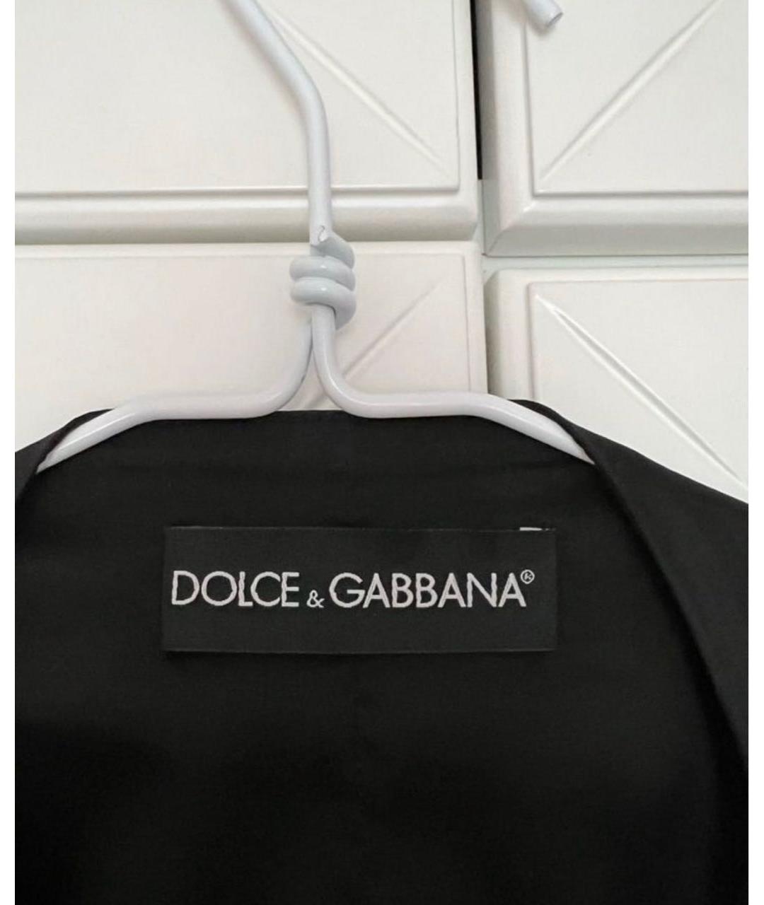 DOLCE&GABBANA Черный шерстяной жилет, фото 4