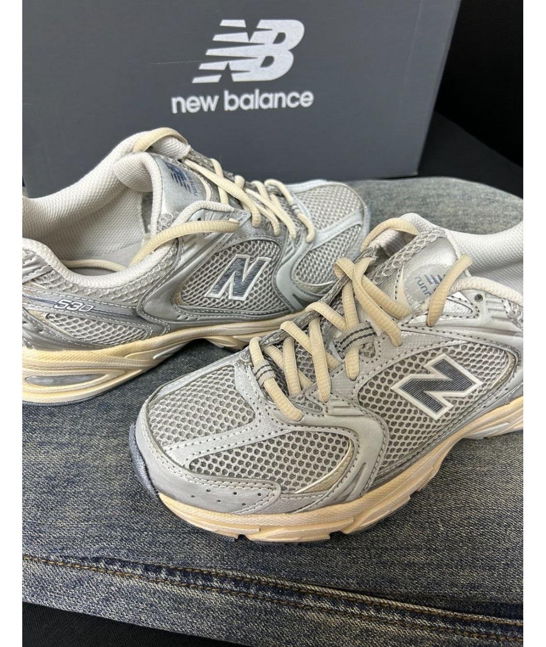 NEW BALANCE Серые кроссовки, фото 3