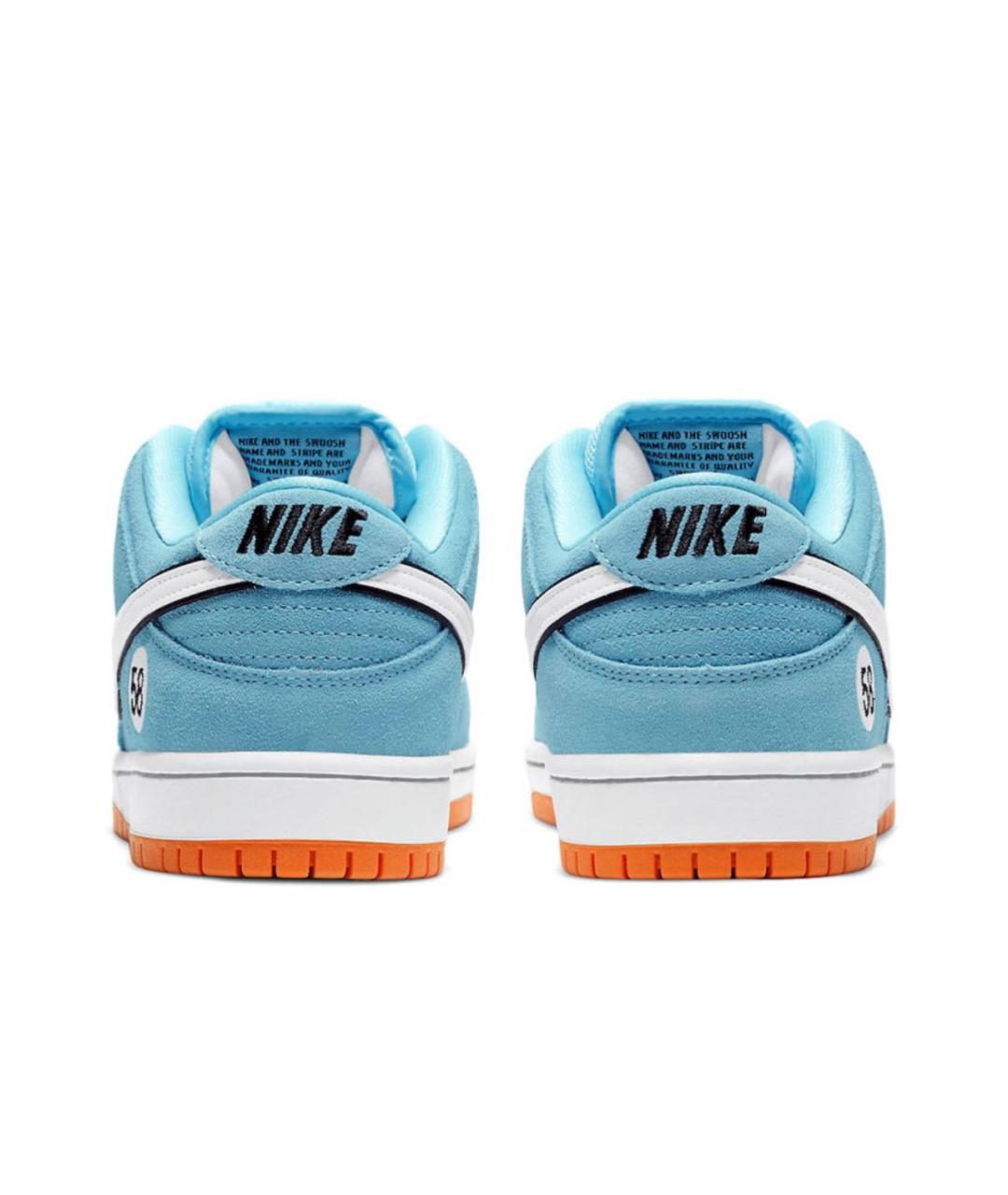 NIKE Голубые замшевые кеды, фото 4