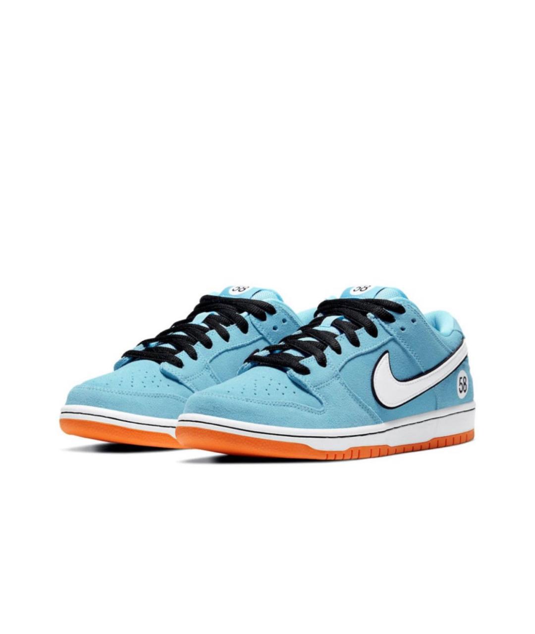 NIKE Голубые замшевые кеды, фото 2