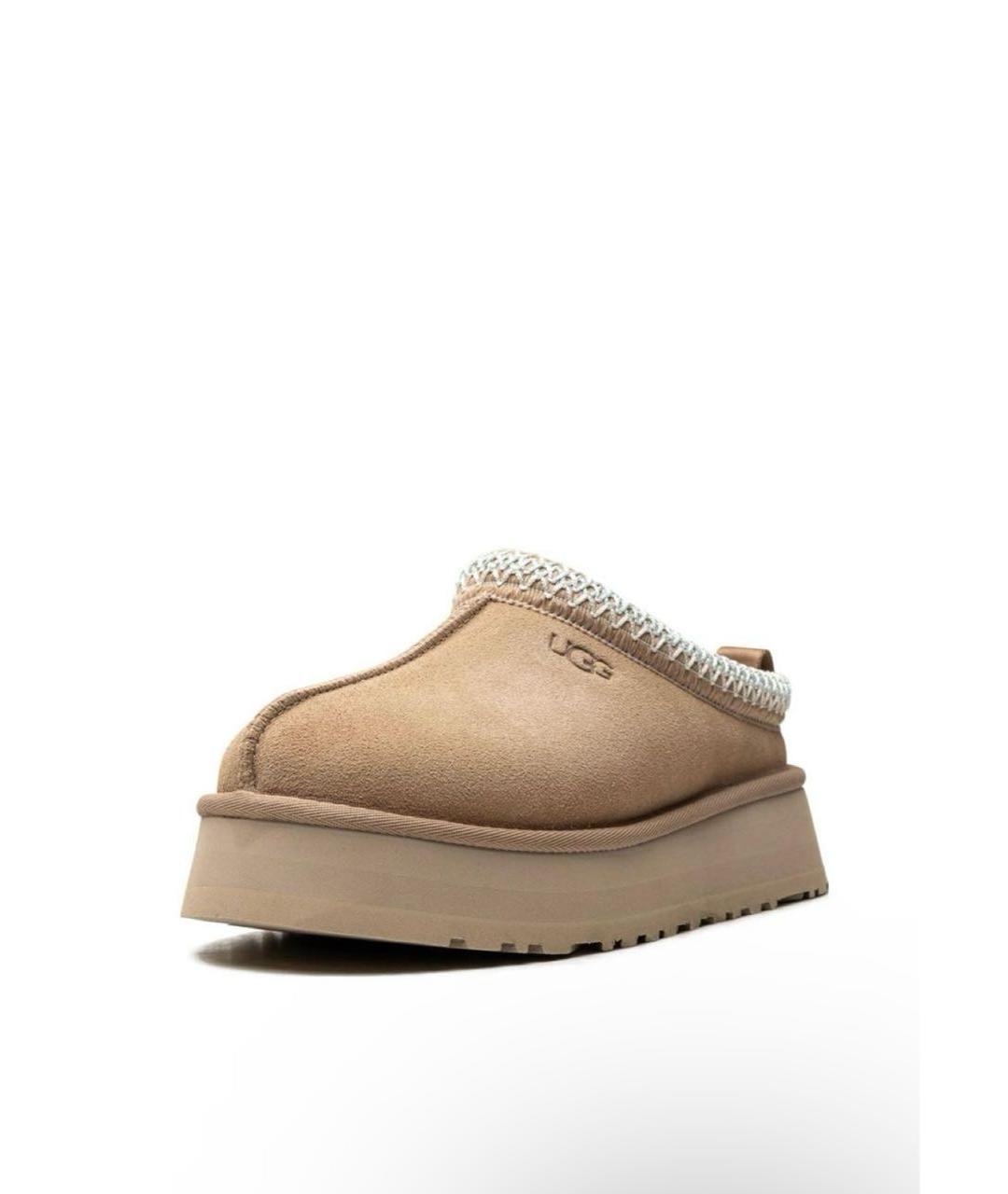 UGG AUSTRALIA Бежевые замшевые ботинки, фото 3