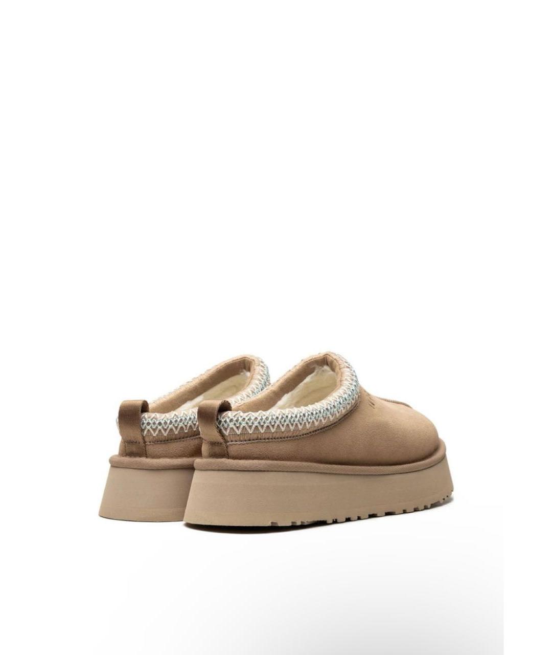 UGG AUSTRALIA Бежевые замшевые ботинки, фото 2
