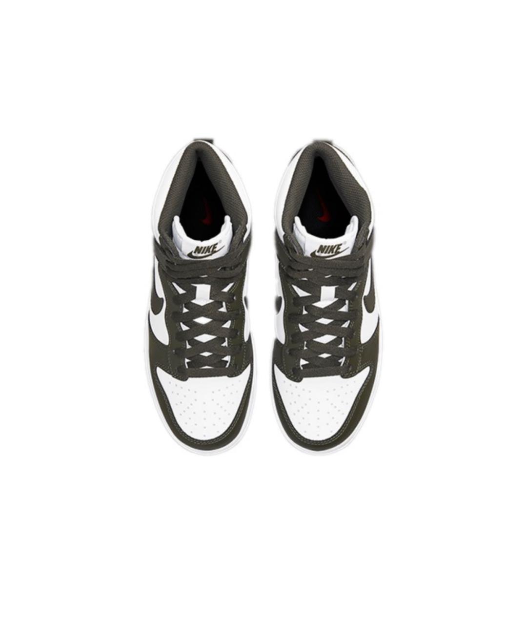 NIKE Хаки кожаные кеды, фото 3