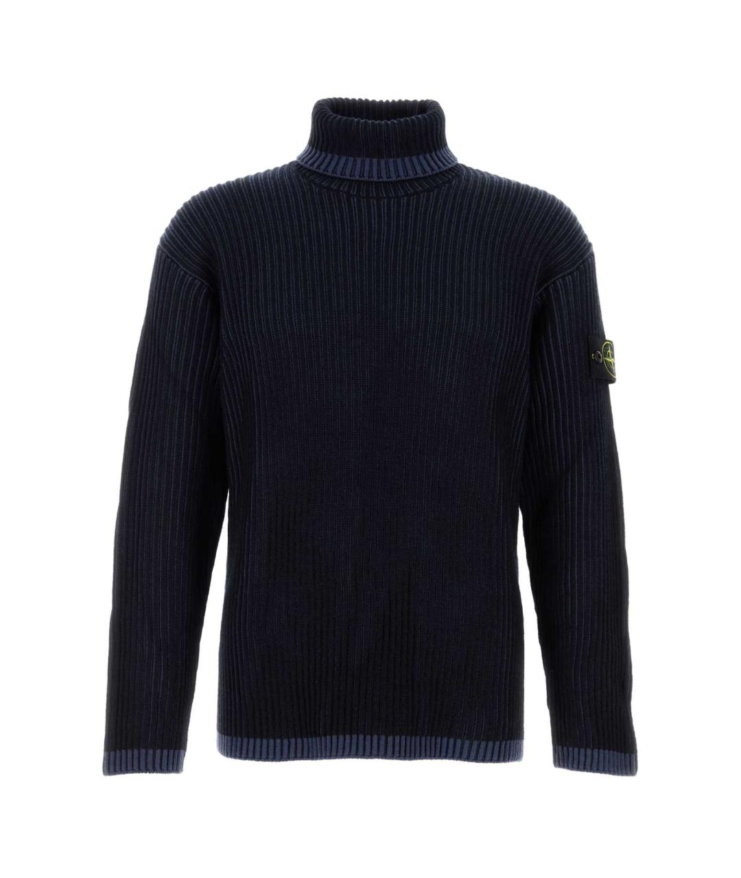 STONE ISLAND Синий шерстяной джемпер / свитер, фото 1