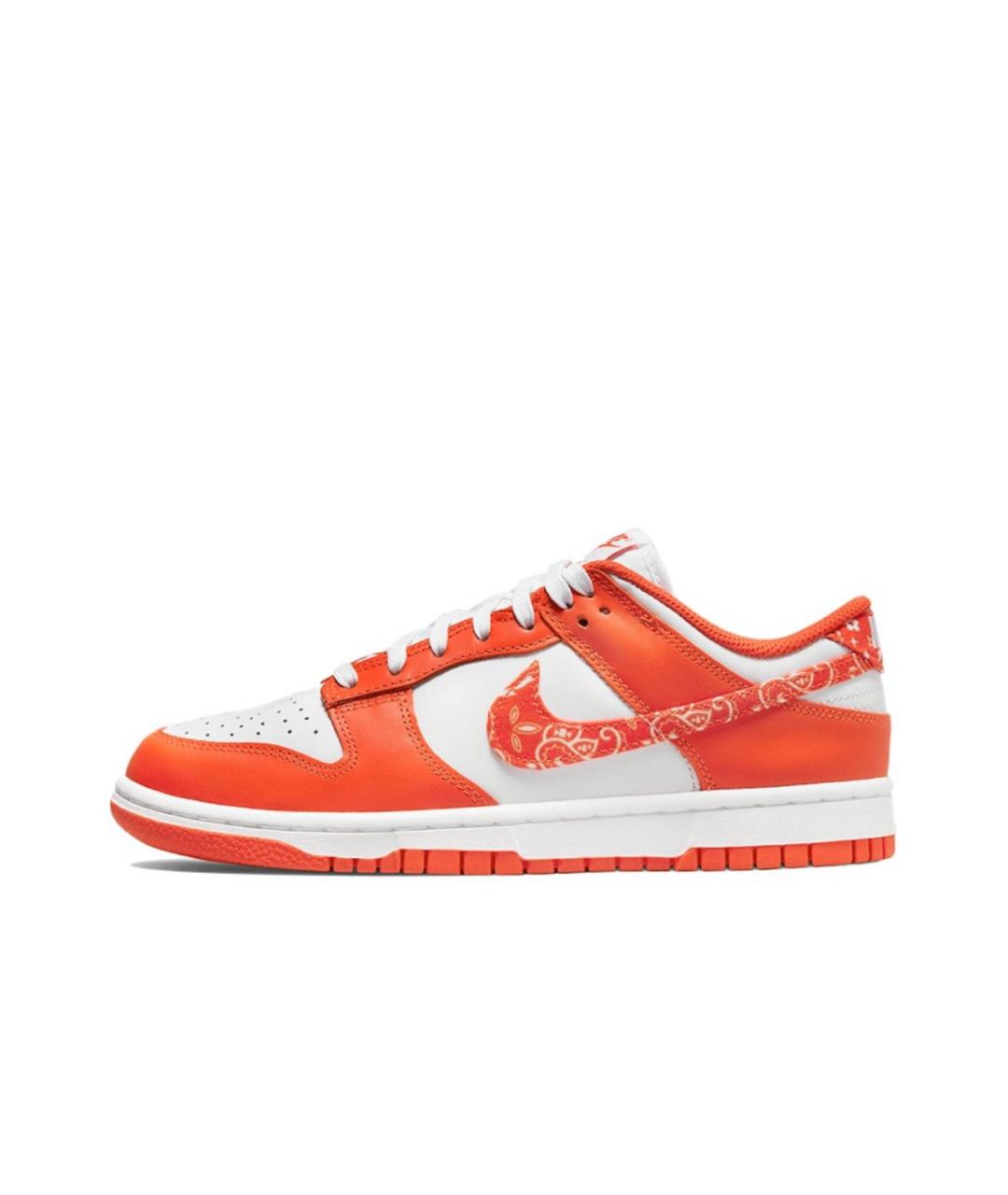 NIKE Оранжевое кожаные кеды, фото 5