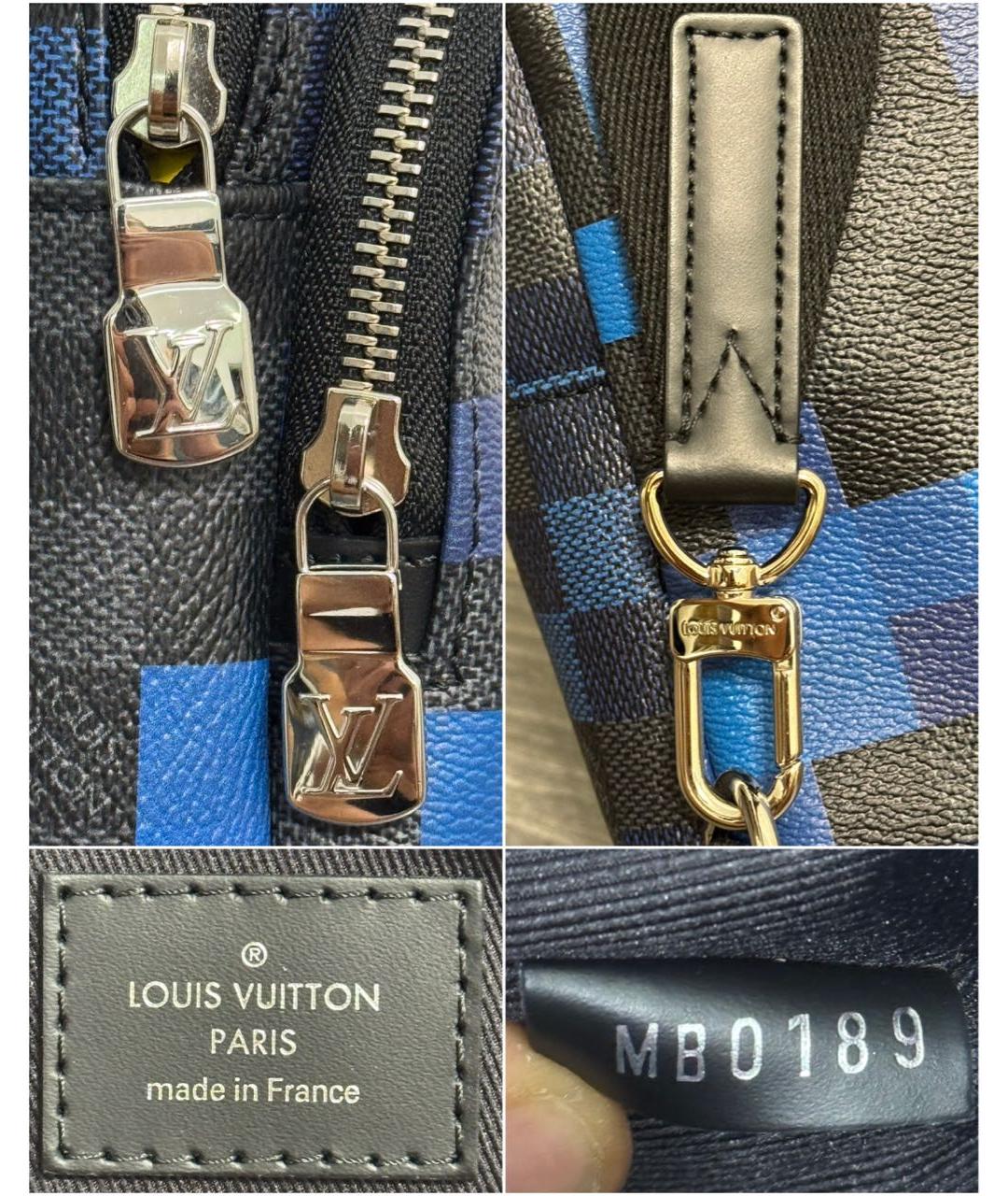 LOUIS VUITTON Синяя сумка на плечо, фото 7