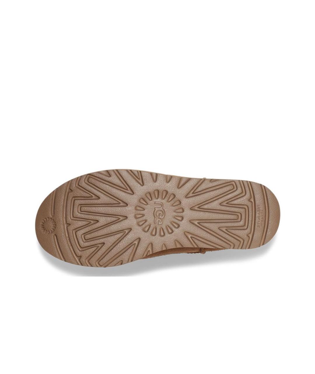 UGG AUSTRALIA Коричневые замшевые ботинки, фото 4