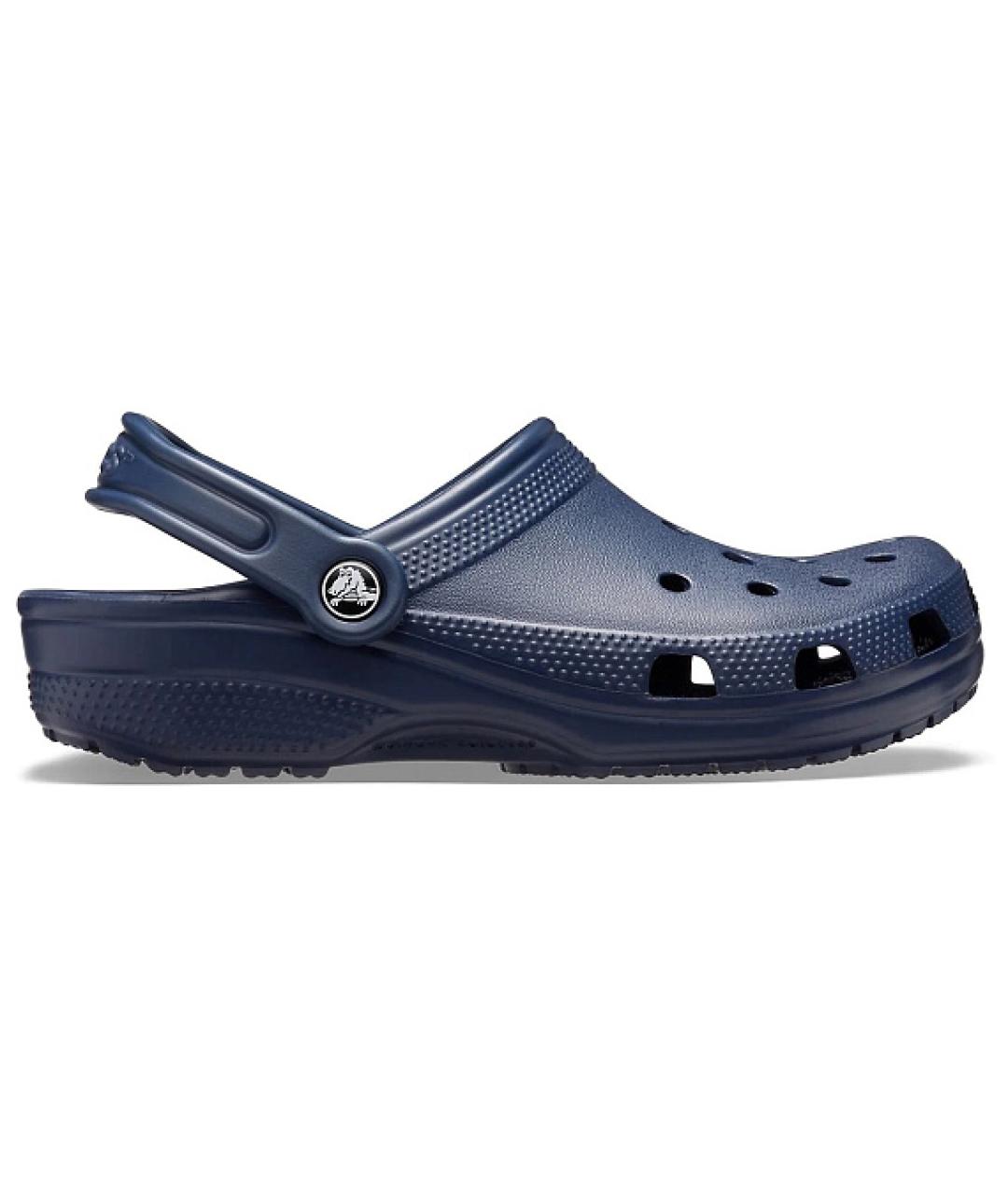 CROCS Темно-синие резиновые мюли, фото 1