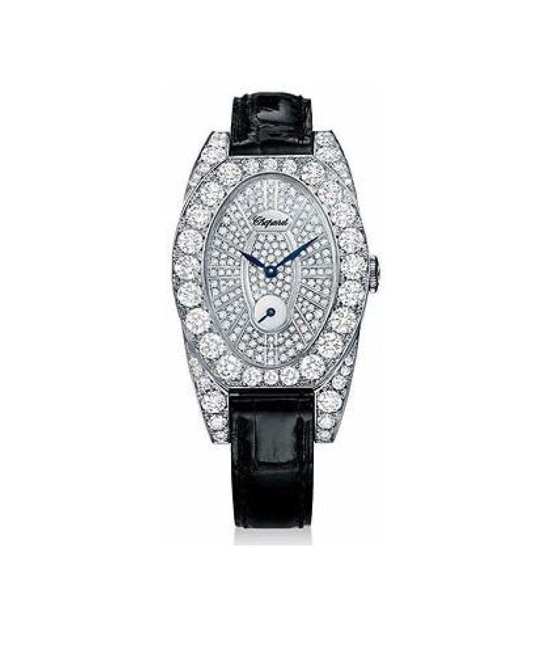 CHOPARD Черные часы из белого золота, фото 1