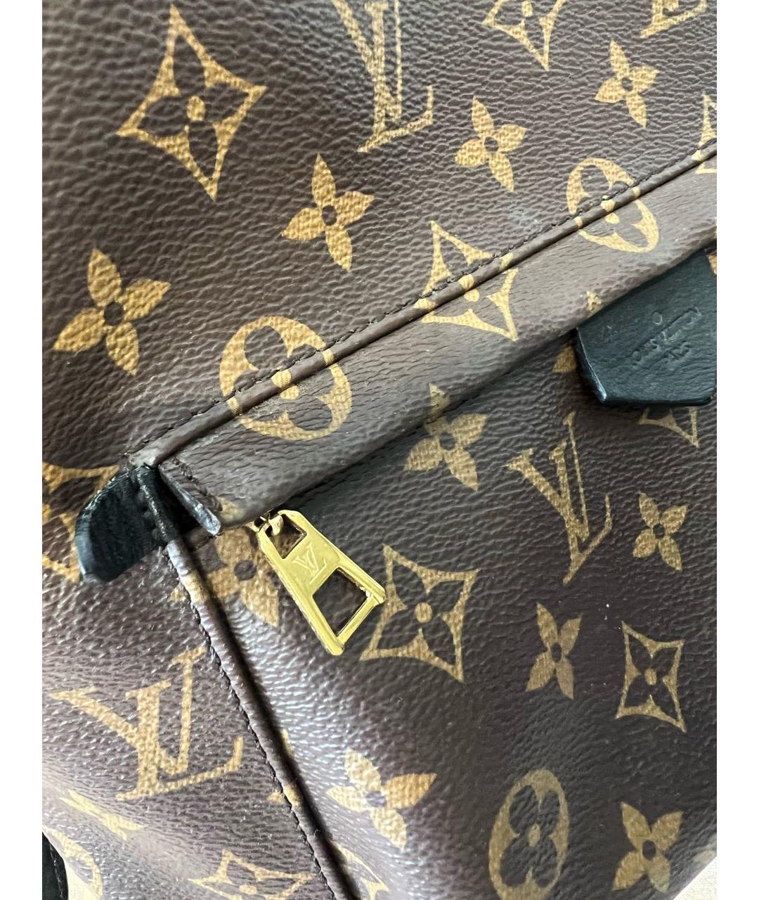 LOUIS VUITTON Коричневый рюкзак, фото 8