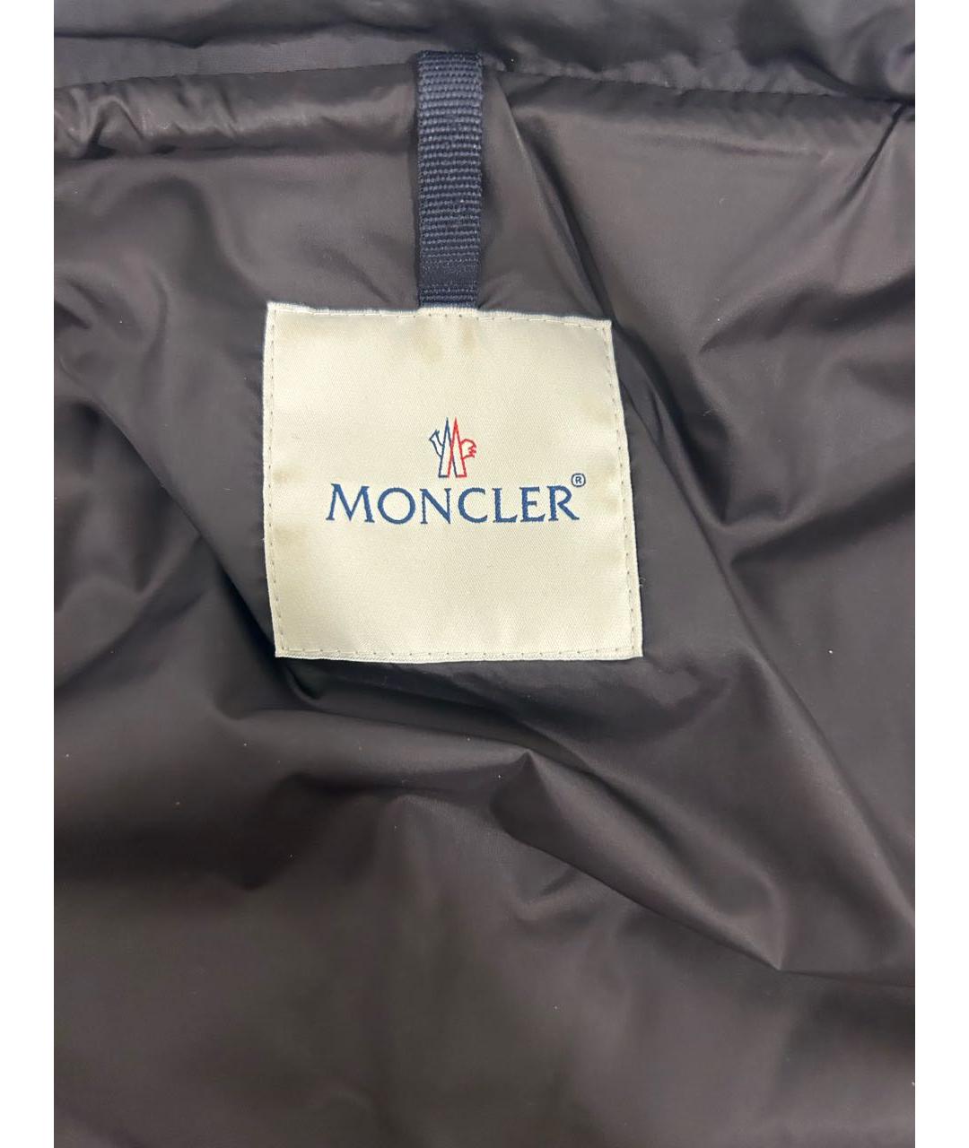 MONCLER Коричневый пуховик, фото 3