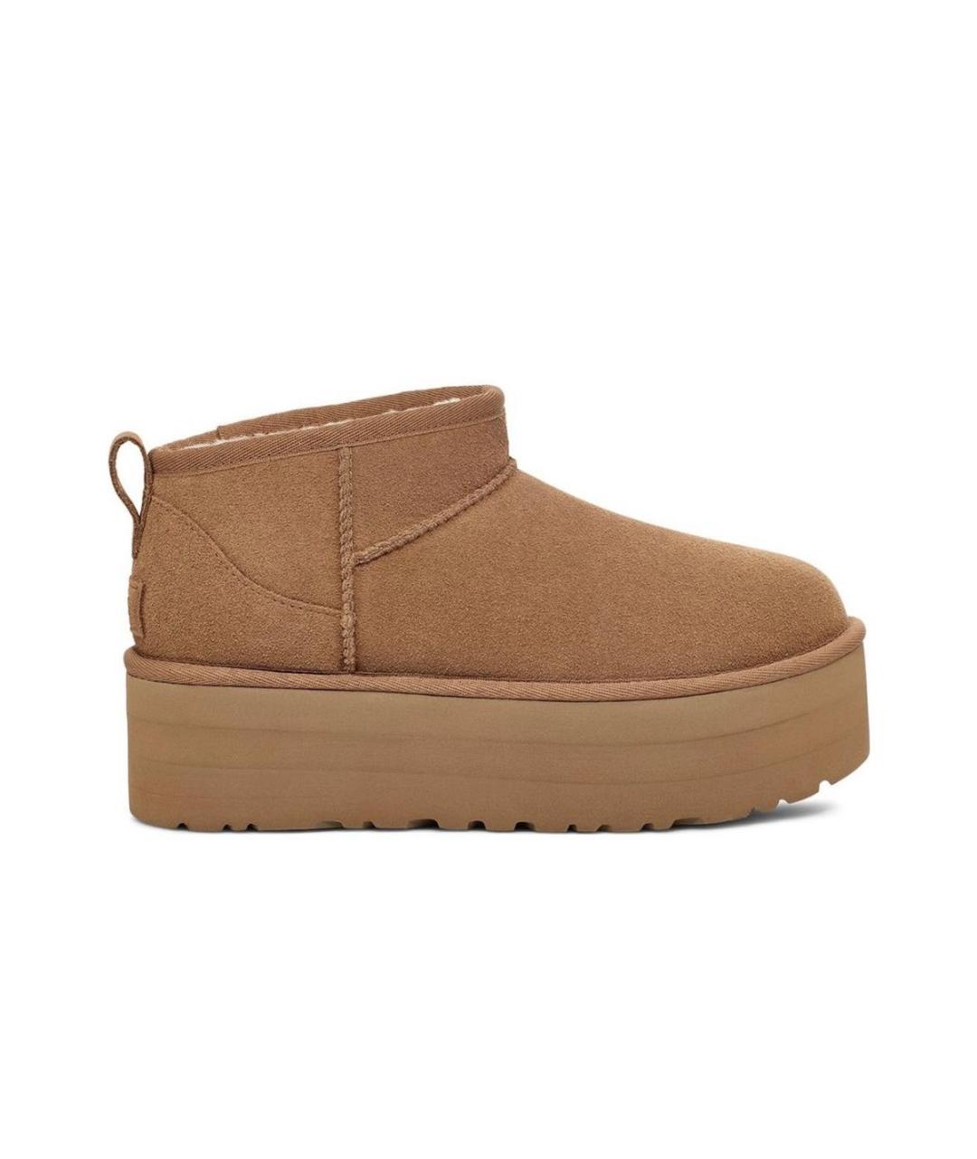 UGG AUSTRALIA Бежевые замшевые ботинки, фото 1