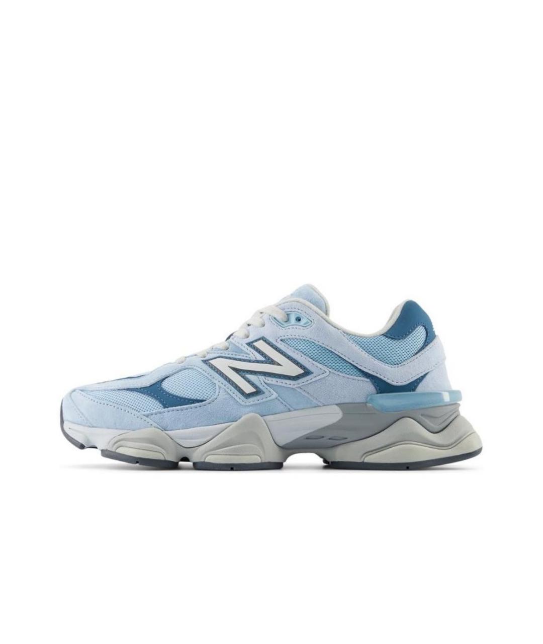 NEW BALANCE Голубые замшевые низкие кроссовки / кеды, фото 6