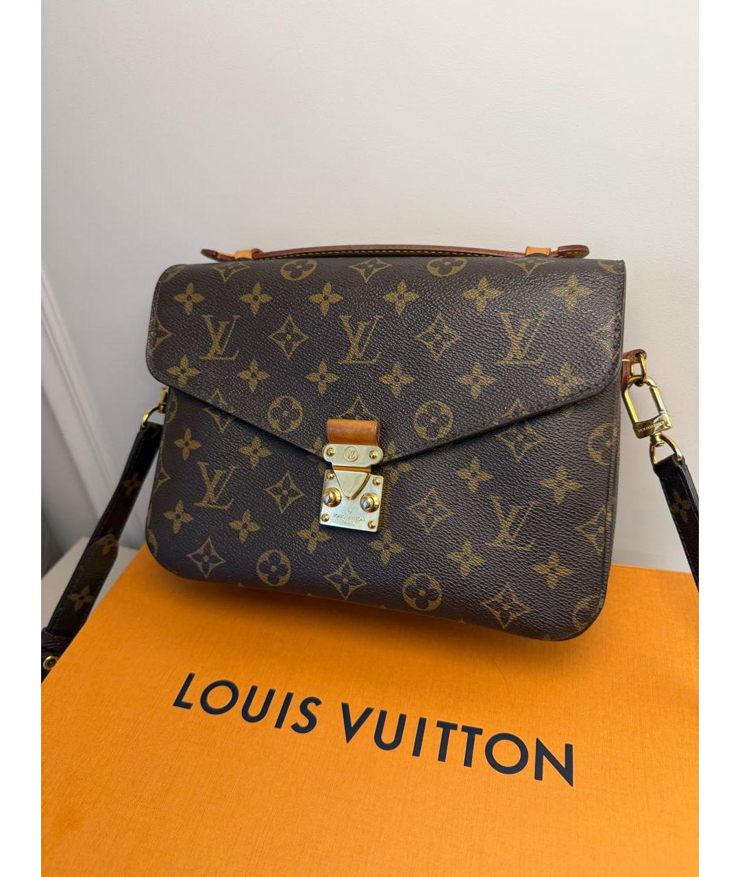 LOUIS VUITTON Коричневая сумка через плечо, фото 2