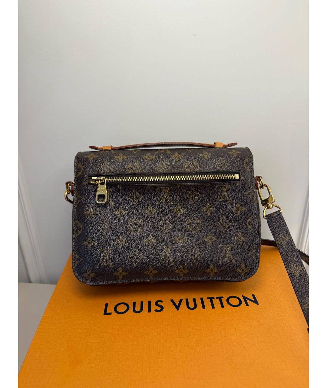 LOUIS VUITTON Коричневая сумка через плечо, фото 3