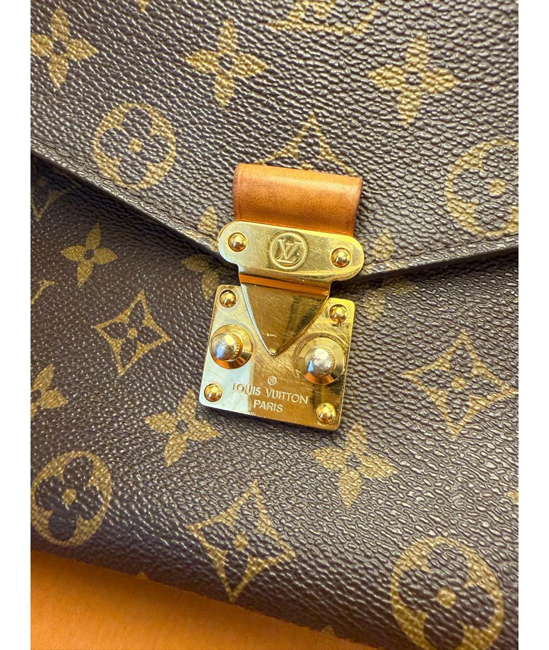 LOUIS VUITTON Коричневая сумка через плечо, фото 7