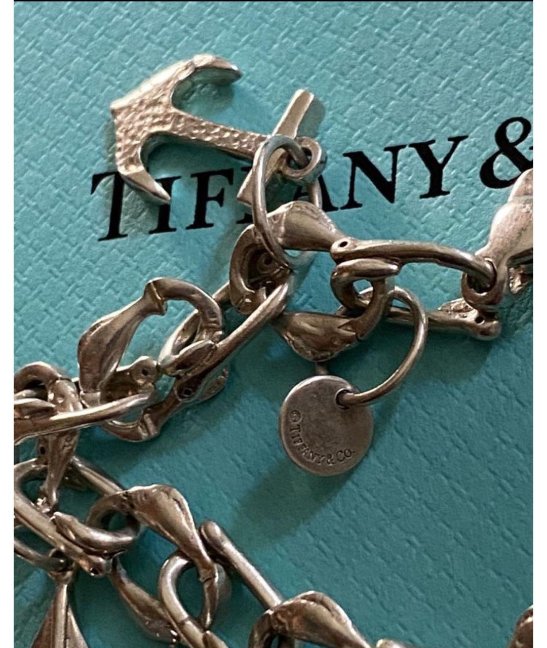 TIFFANY&CO Серебрянный серебряный браслет, фото 4