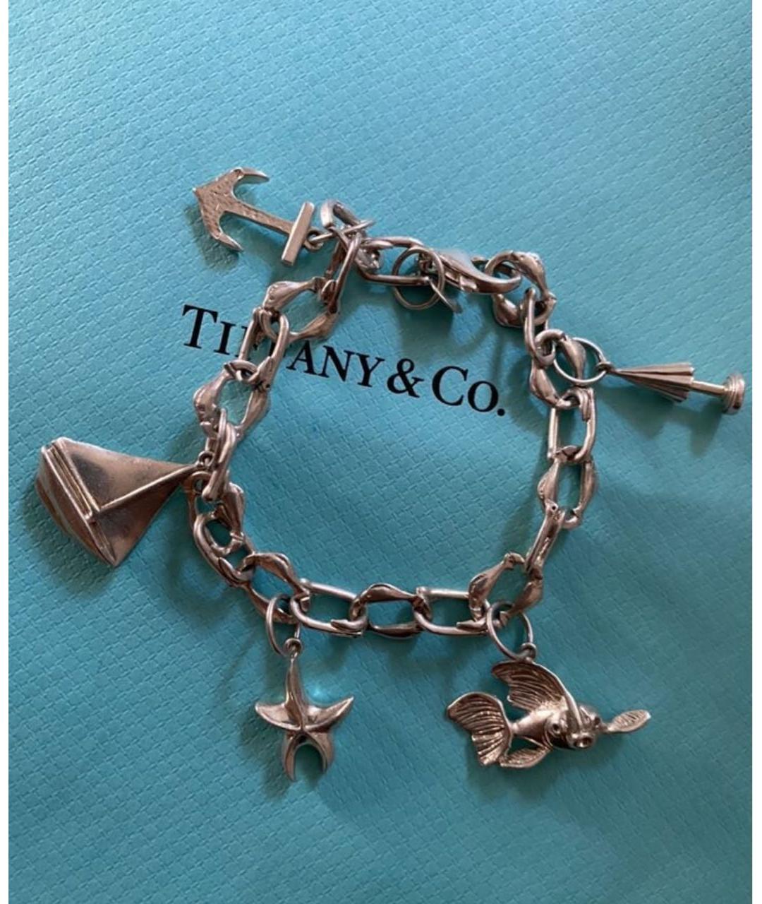 TIFFANY&CO Серебрянный серебряный браслет, фото 2