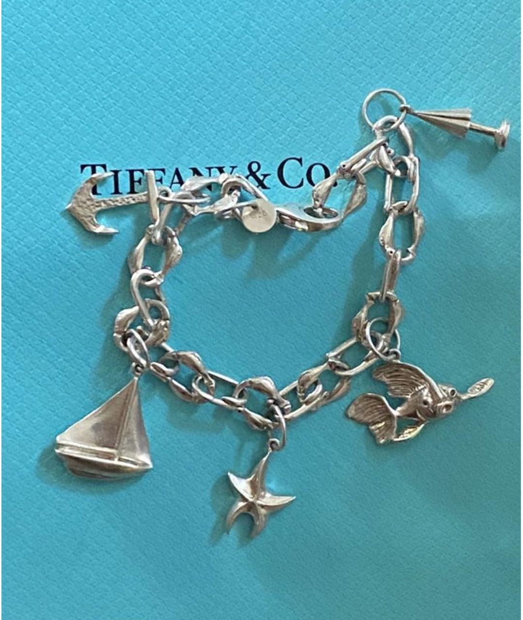 TIFFANY&CO Серебрянный серебряный браслет, фото 7