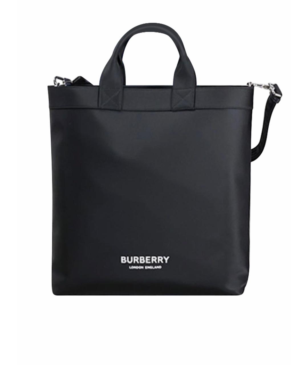 BURBERRY Черная сумка тоут, фото 1