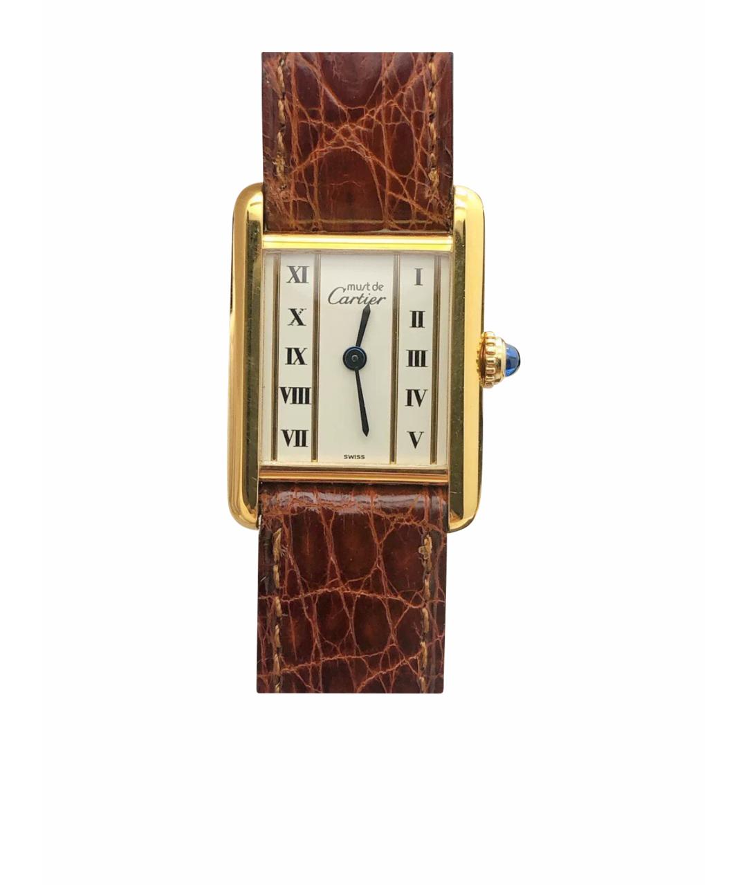 CARTIER Коричневые часы, фото 1