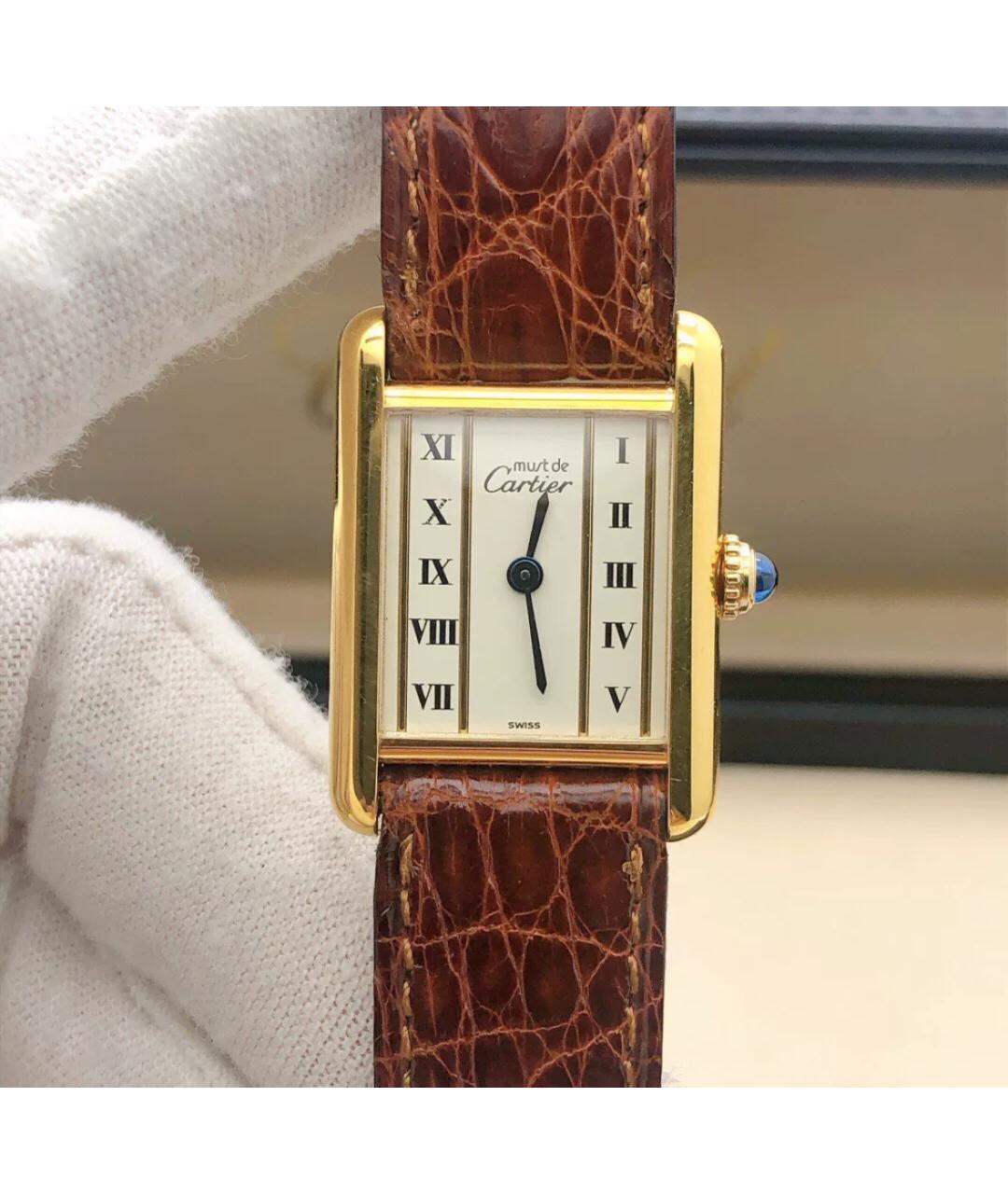 CARTIER Коричневые часы, фото 7