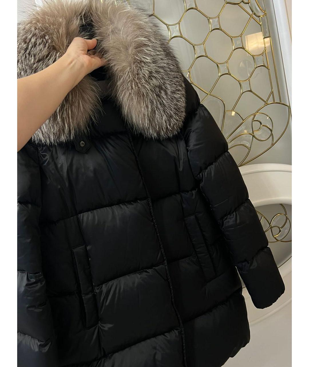 MONCLER Серый пуховик, фото 2