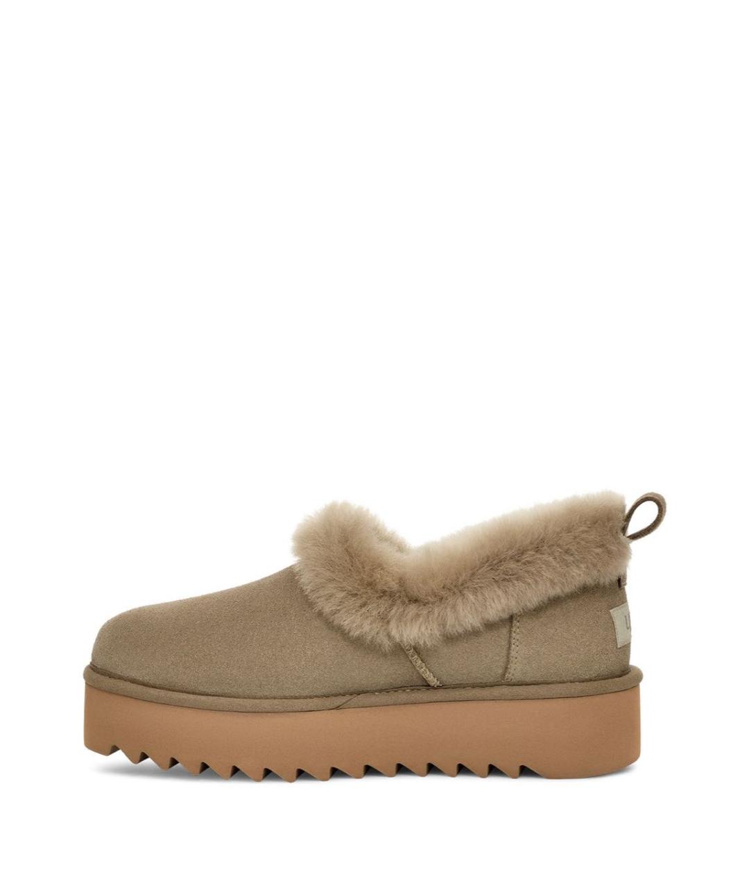 UGG AUSTRALIA Хаки замшевые ботинки, фото 3