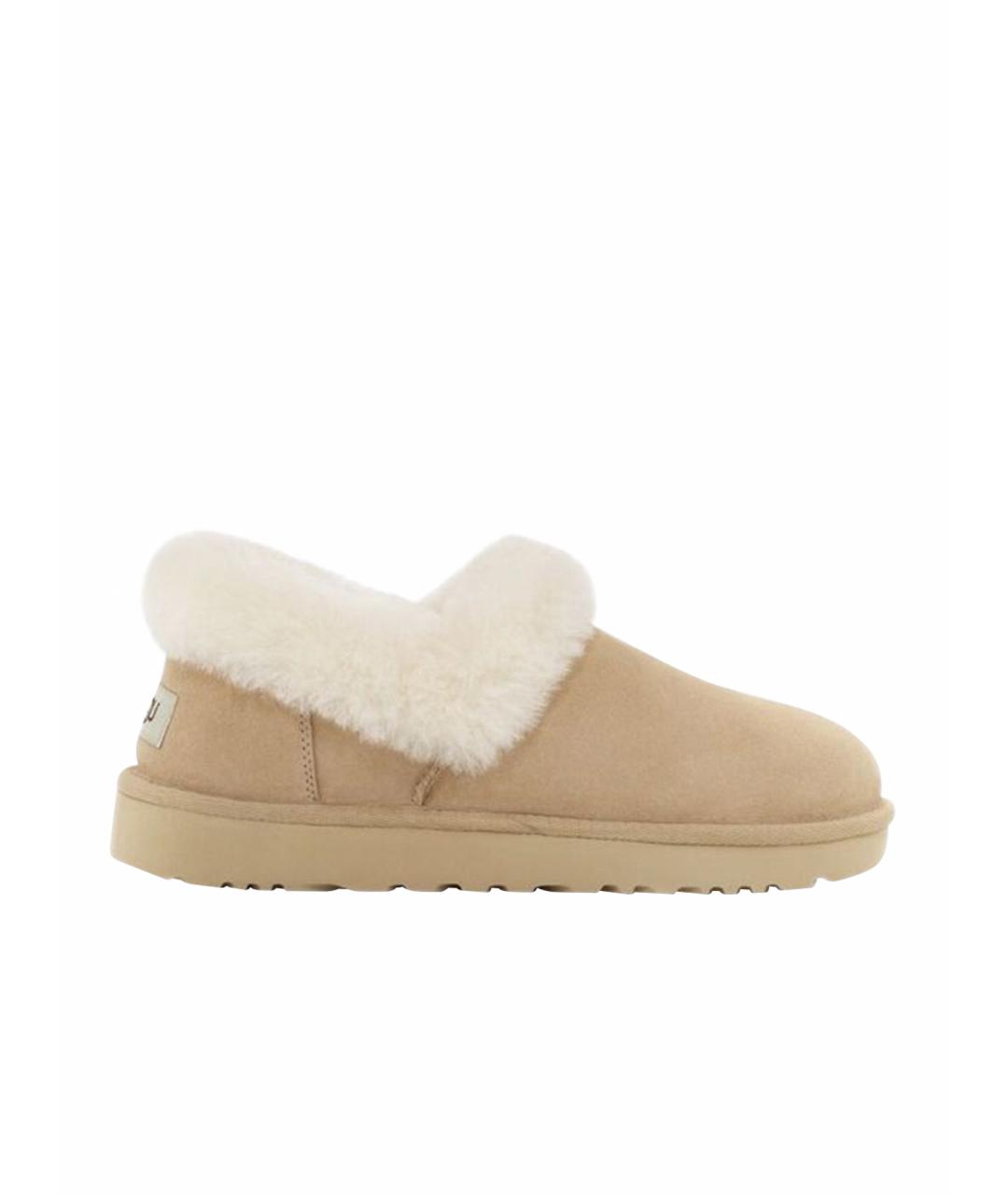 UGG AUSTRALIA Бежевые ботинки, фото 1