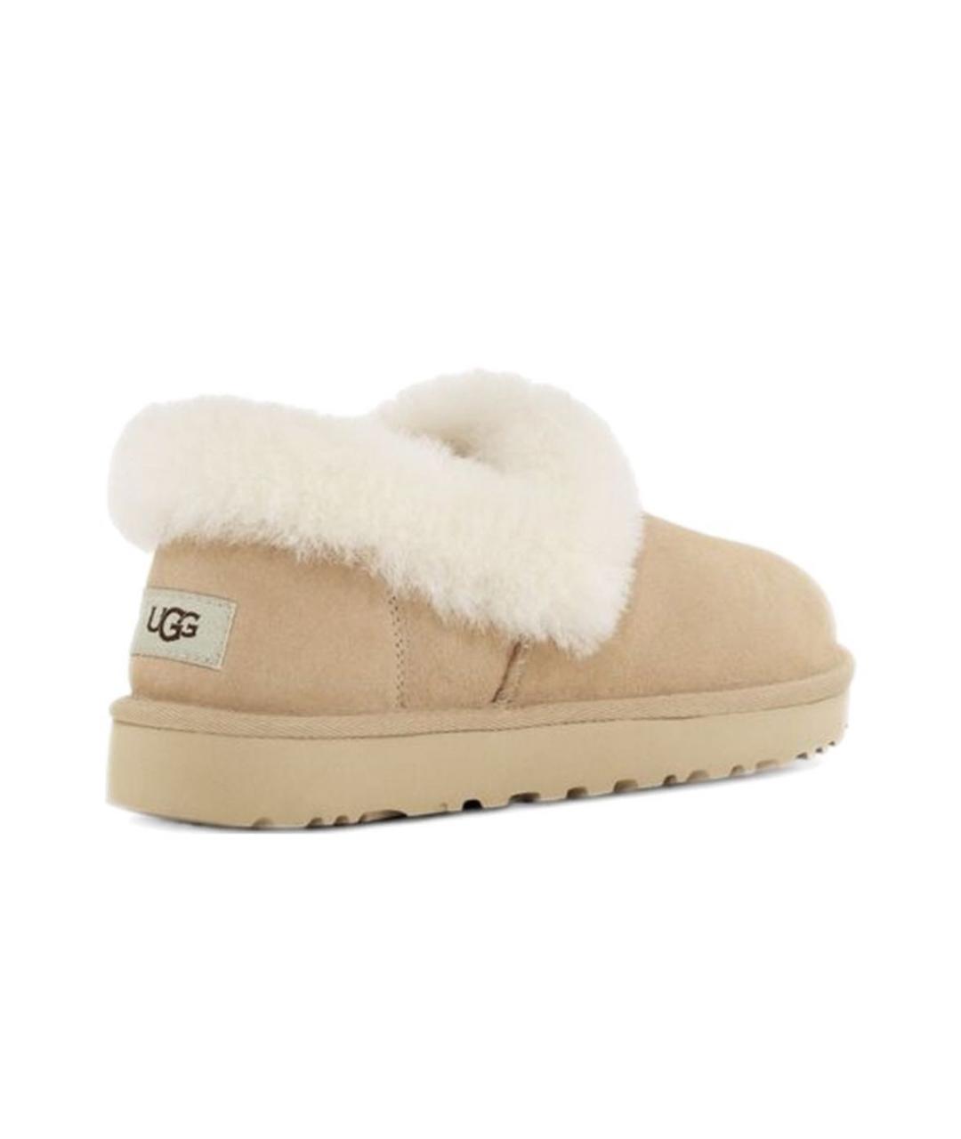 UGG AUSTRALIA Бежевые ботинки, фото 4