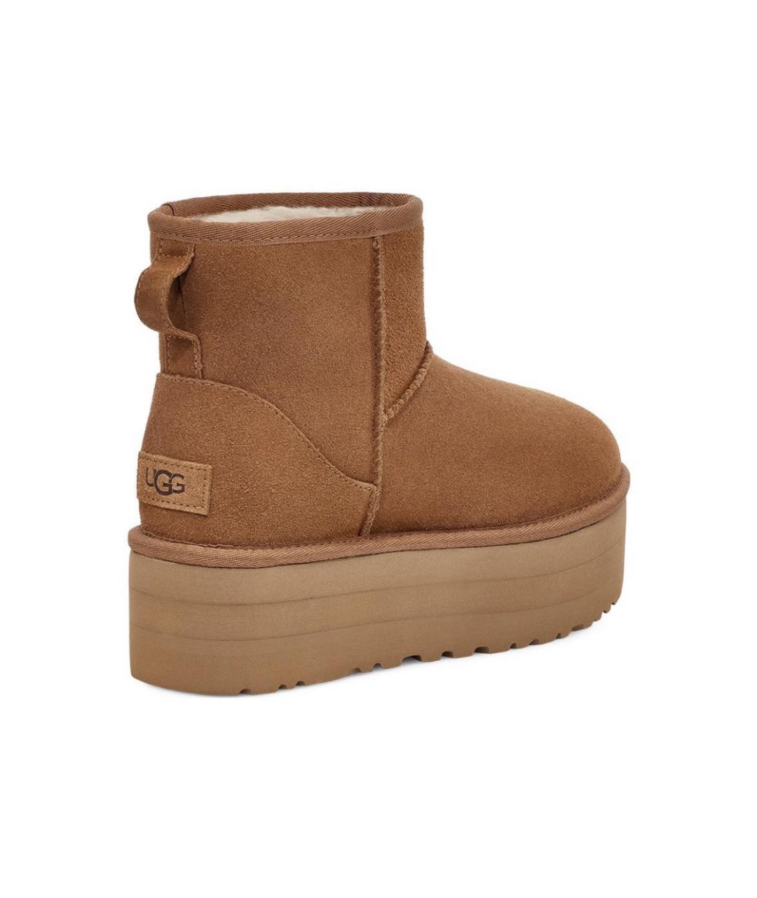 UGG AUSTRALIA Бежевые замшевые ботинки, фото 3