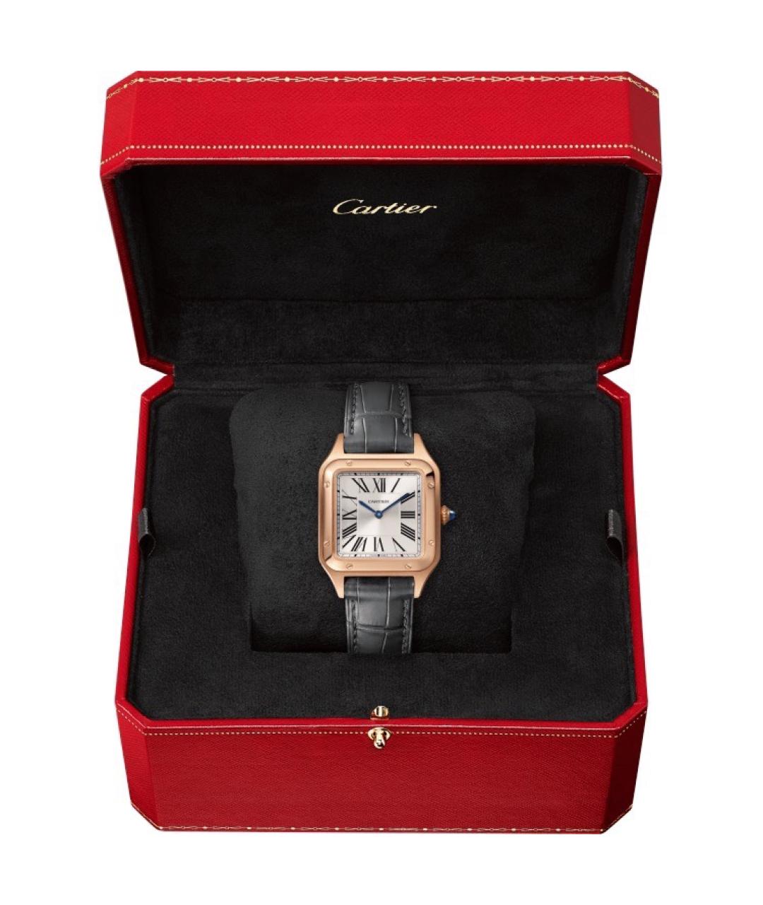 CARTIER Белые часы из розового золота, фото 7