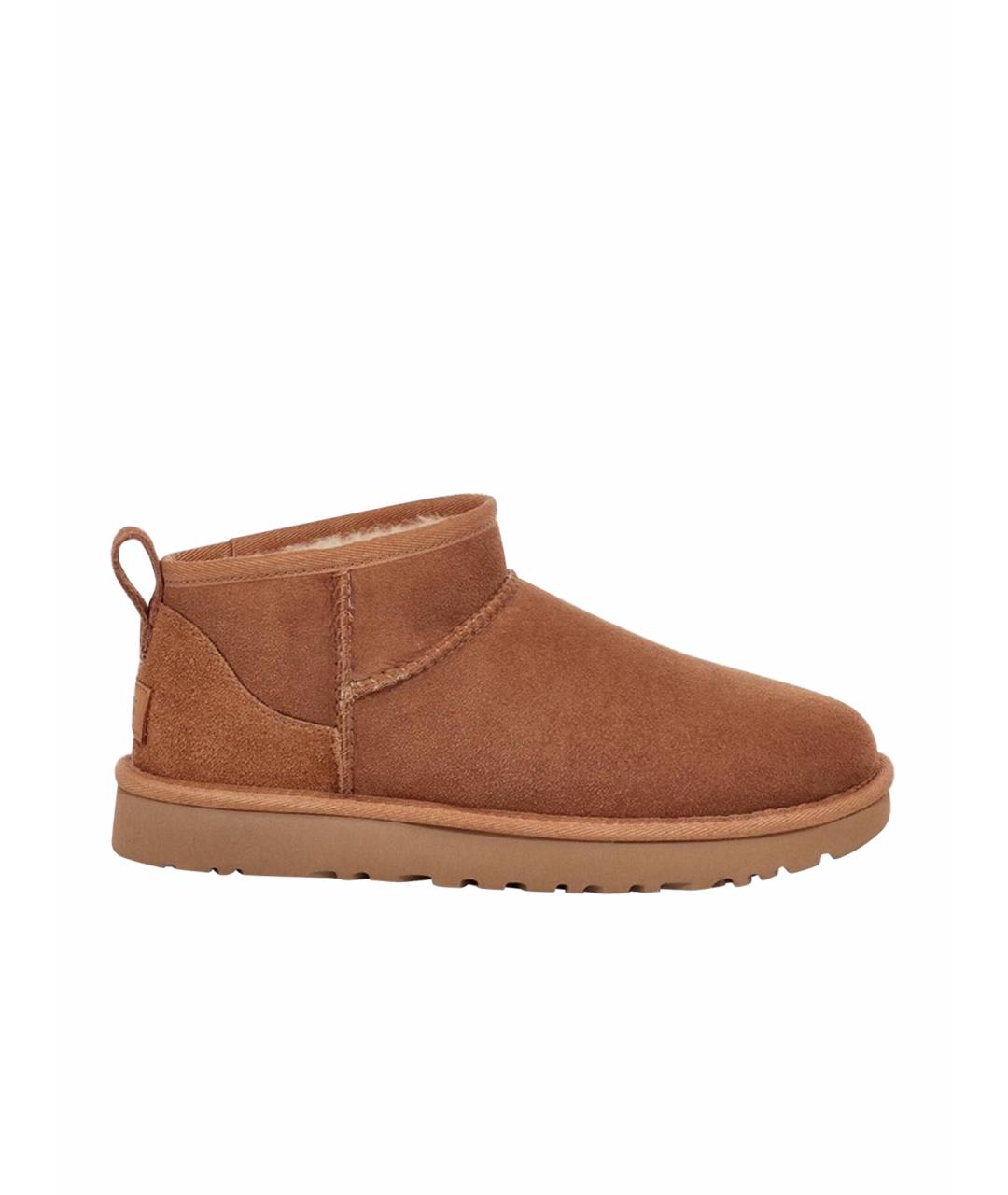 UGG AUSTRALIA Коричневые замшевые ботинки, фото 1