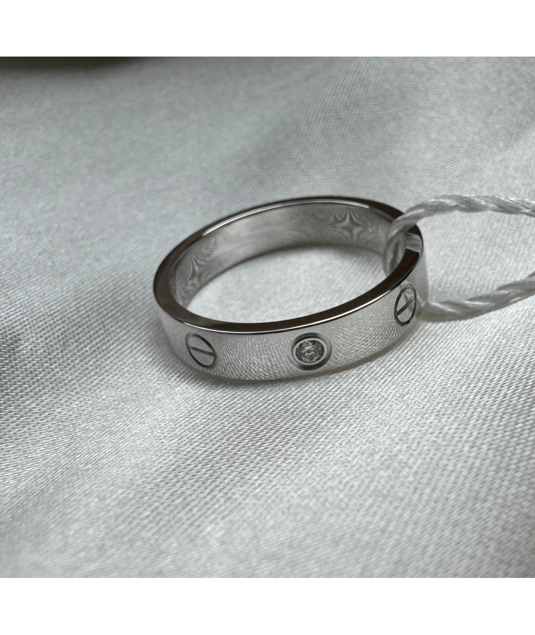 CARTIER Белое кольцо из белого золота, фото 4