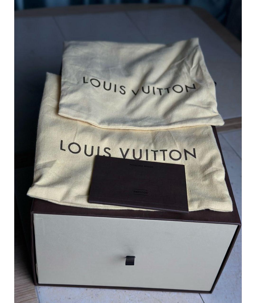 LOUIS VUITTON Синие низкие кроссовки / кеды, фото 5