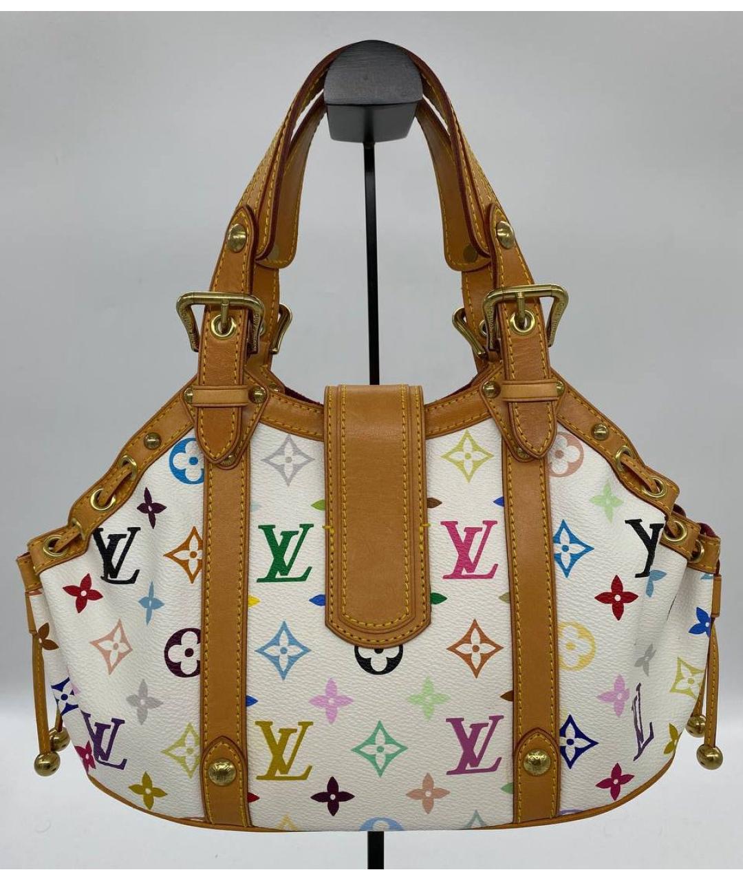 LOUIS VUITTON Белая сумка с короткими ручками, фото 2