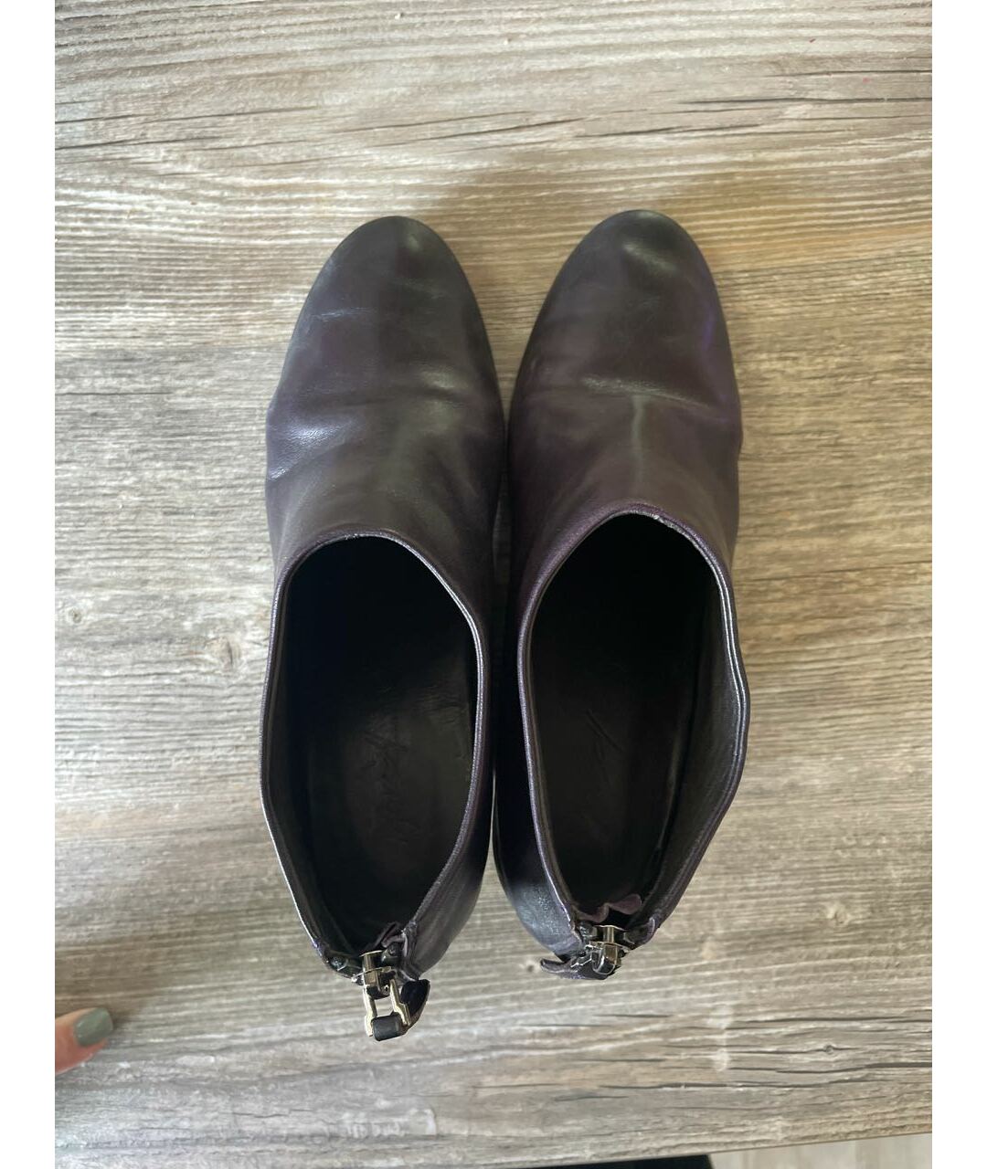 MARSELL Фиолетовые кожаные ботинки, фото 3