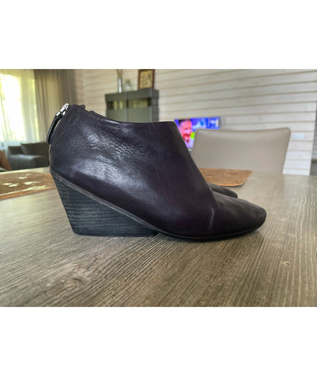 MARSELL Фиолетовые кожаные ботинки, фото 8