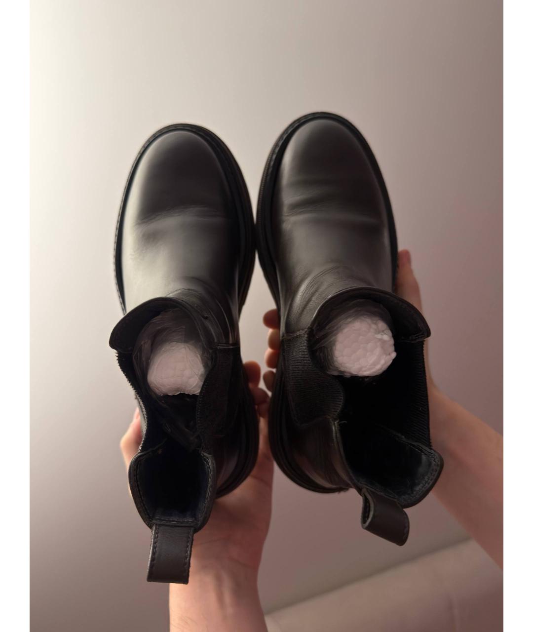 BRUNELLO CUCINELLI Коричневые кожаные ботинки, фото 3