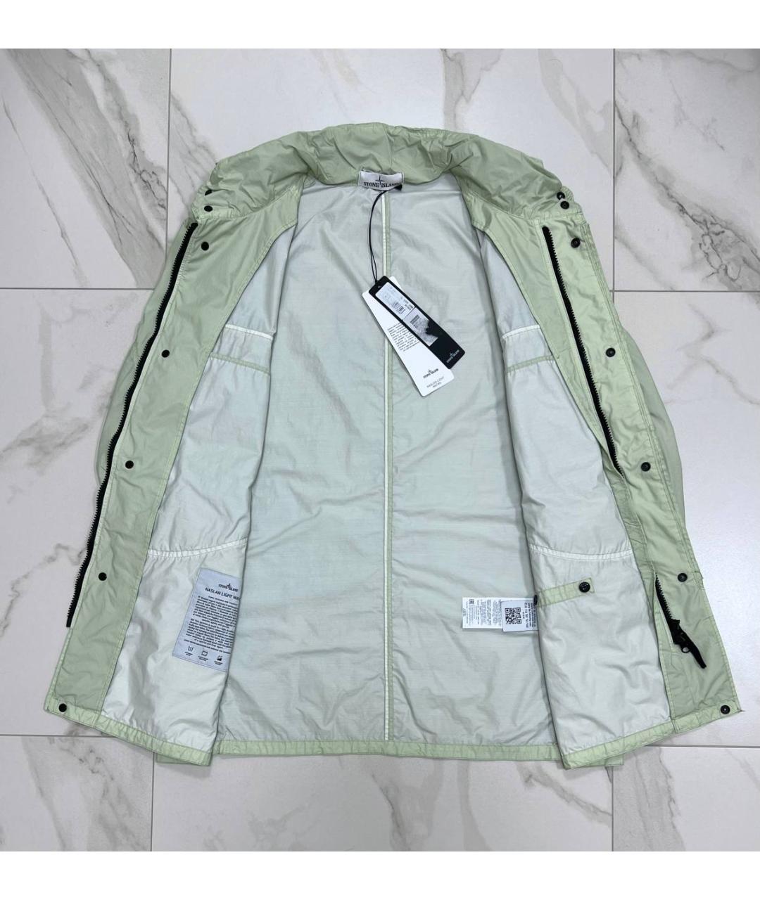 STONE ISLAND Зеленая куртка, фото 4