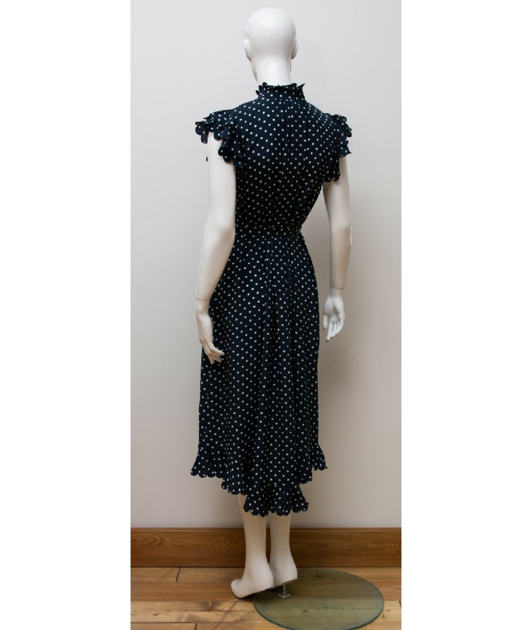 ZIMMERMANN Темно-синее шелковое платье, фото 3